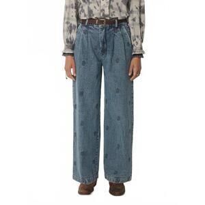 NEW MAISON HOTEL paco wide leg pant in hamptons blue